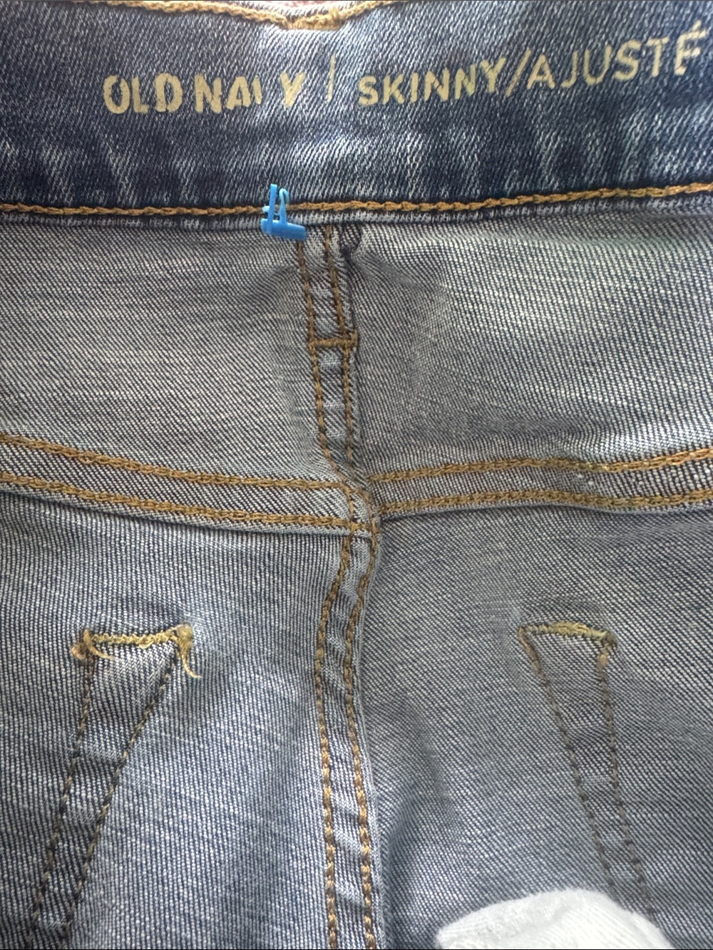 Old Navy Light Blue Slim Straight women skinny/A just F Jeans - Picture 6 of 7